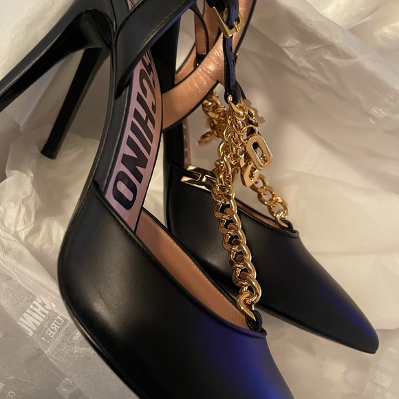 Moschino Lettering Charms Heels - Picture 8 of 15